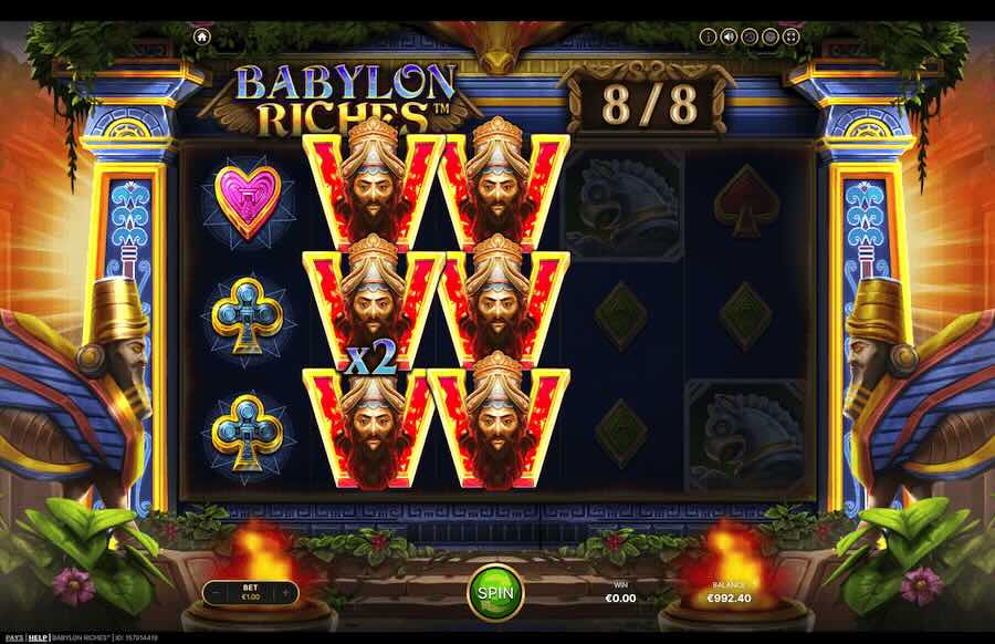 Babylon Riches Slot Free Spins Feature