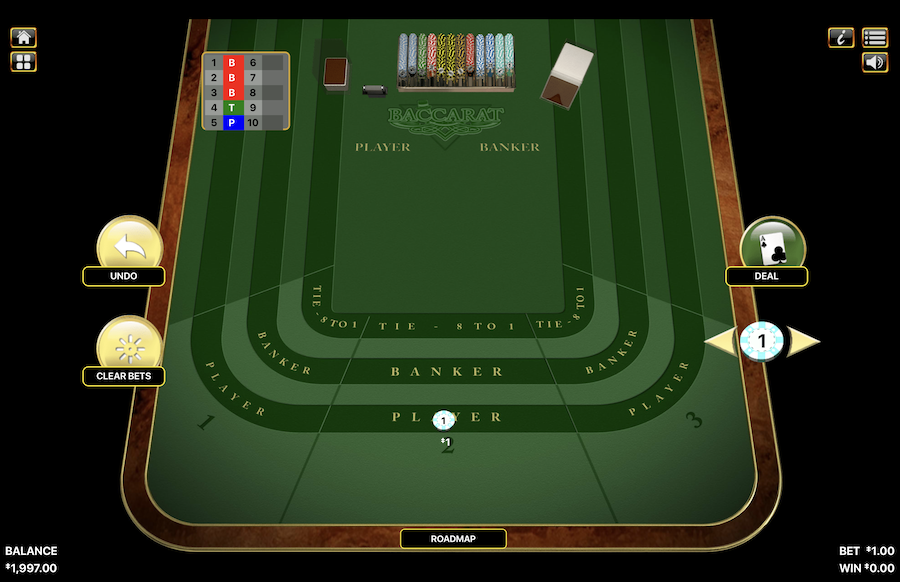 Baccarat Gameplay