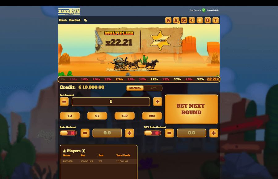 Bank Run Cash Or Crash Gameplay