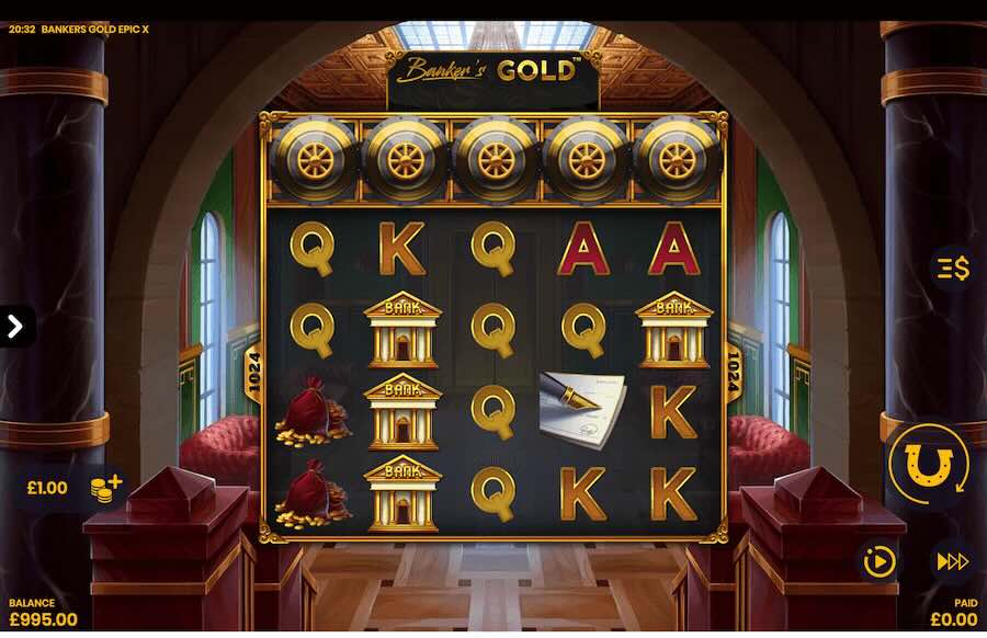 Banker's Gold Slot Base Game