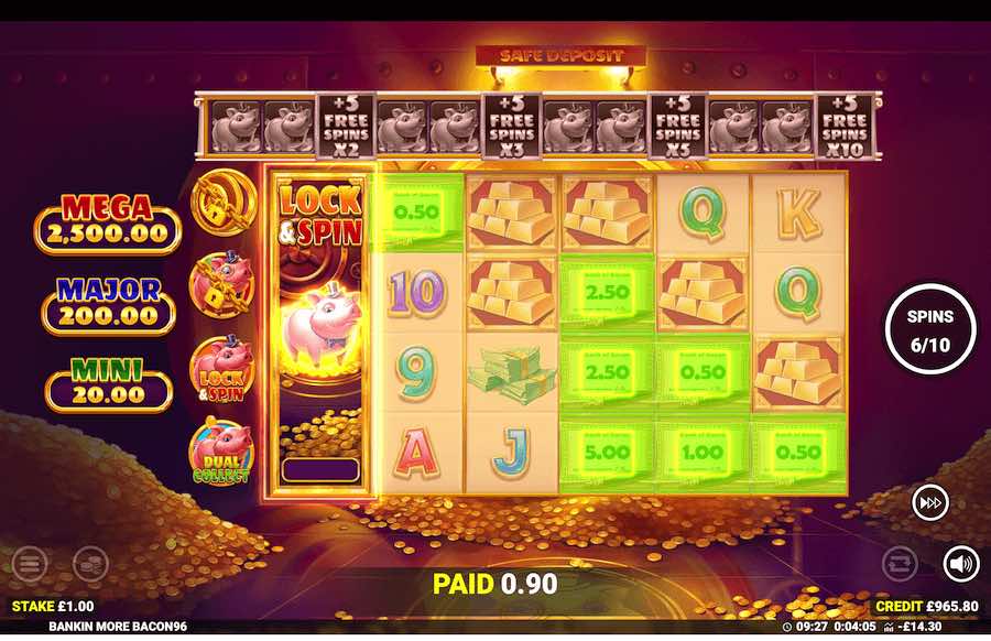 More Bankin Bacon Slot Free Spins Feature 