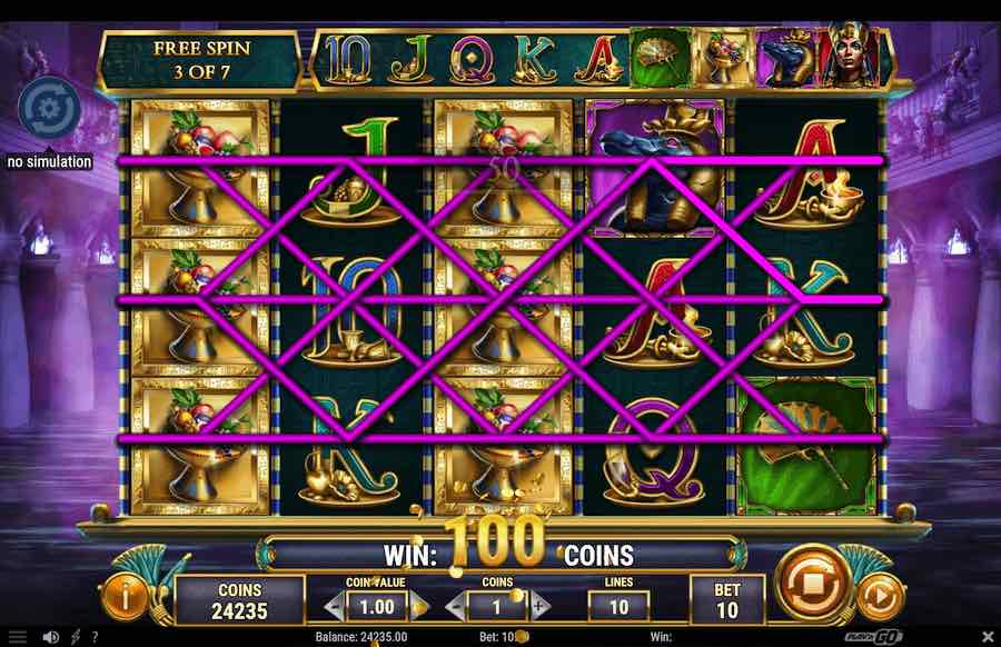 Banquet Of Dead Slot Free Spins Feature 