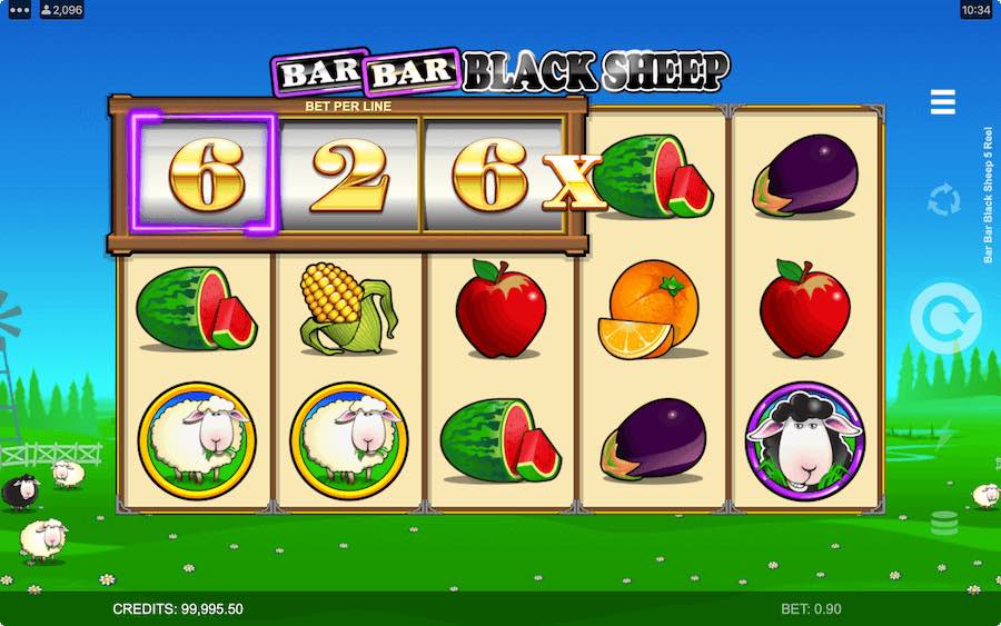 Play With 5 Reels, 15 Paylines, And Win Up To 999x Your Bet On Microgaming's Bar Bar Black Sheep Online Slot