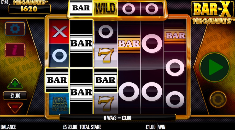 Symbols That Are Part Of A Winning Combination Will Be Removed From The Reels On Bar X Megaways™