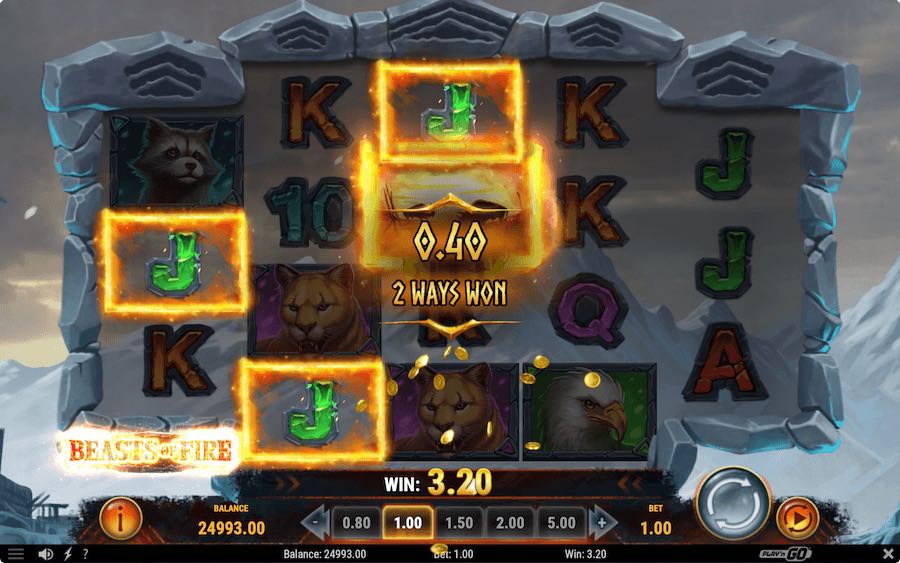 Play With 5 Reels And Win Up To 25,000x Bet On Play'n Go's Beast Of Fire Slot