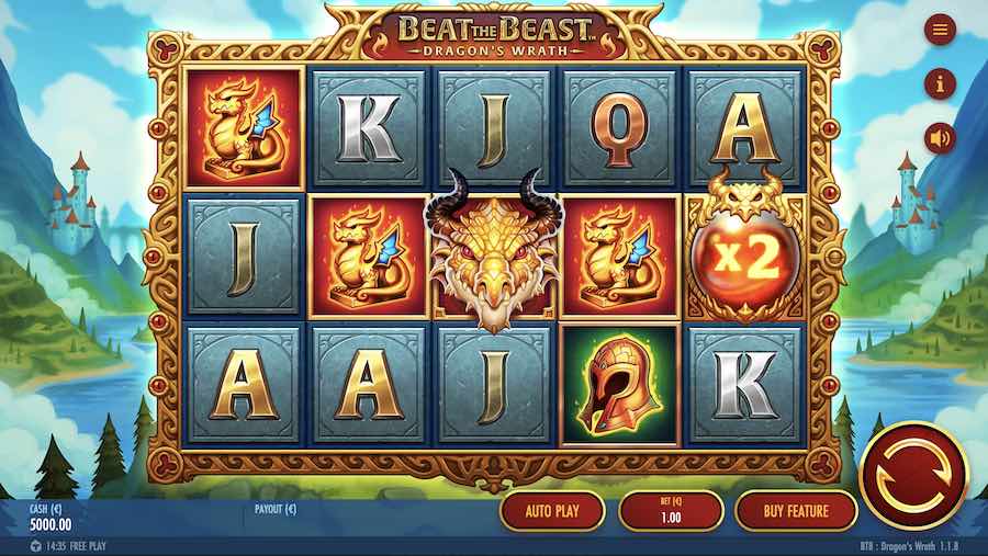 Beat The Beast Draogn's Wrath Slot By Thunderkick 