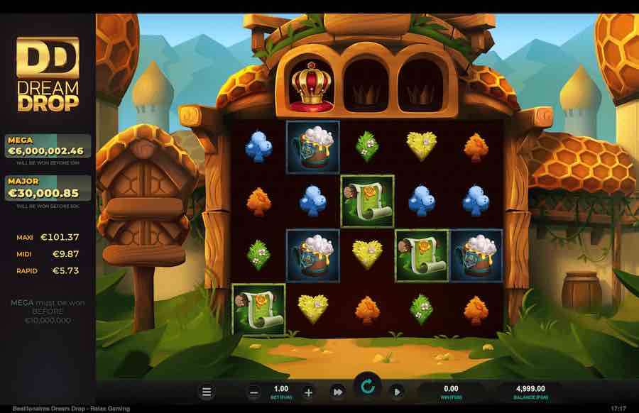 Beellionaires Dream Drop Slot Base Game 