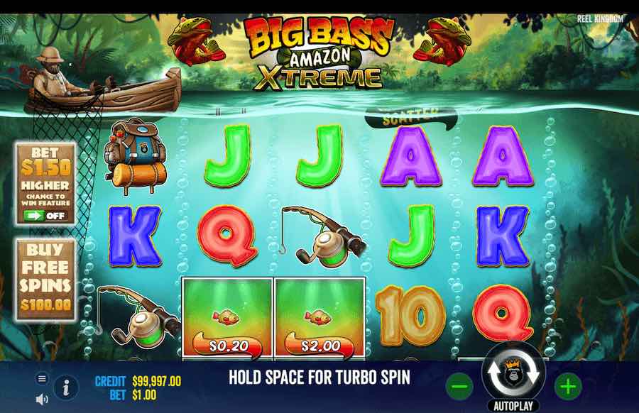 Big Bass Amazon Xtreme Slot Base Game