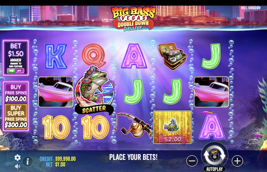 Big Bass Vegas Double Down Deluxe Slot