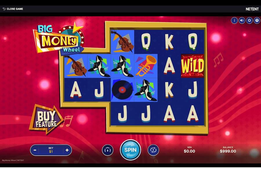 Big Money Wheel Slot Base Game 