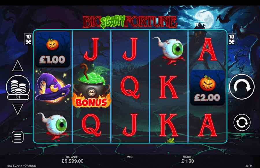 Up To 2,500x Your Bet Can Be Won In The Big Scary Fortune Online Slot From Game Provider Inspired Gaming