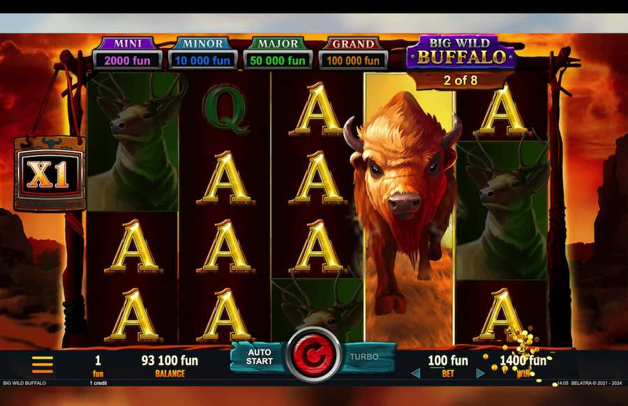 Big Wild Buffalo Slot Free Spins Feature