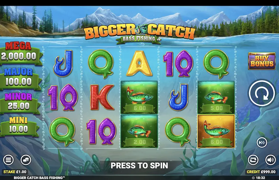 Bigger Catch Bass Fishing Slot