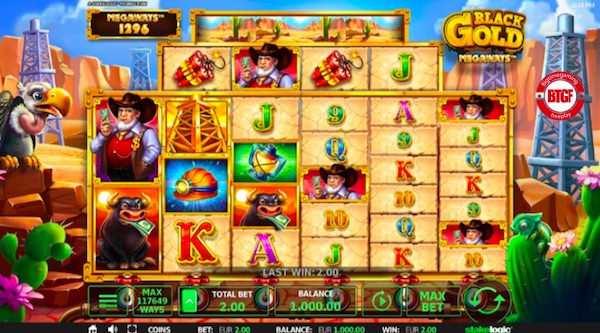 Black Gold Megaways™ Slot Features The Cascading Reels Feature