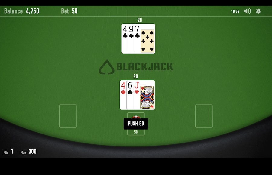 Blackjack Winning Hand