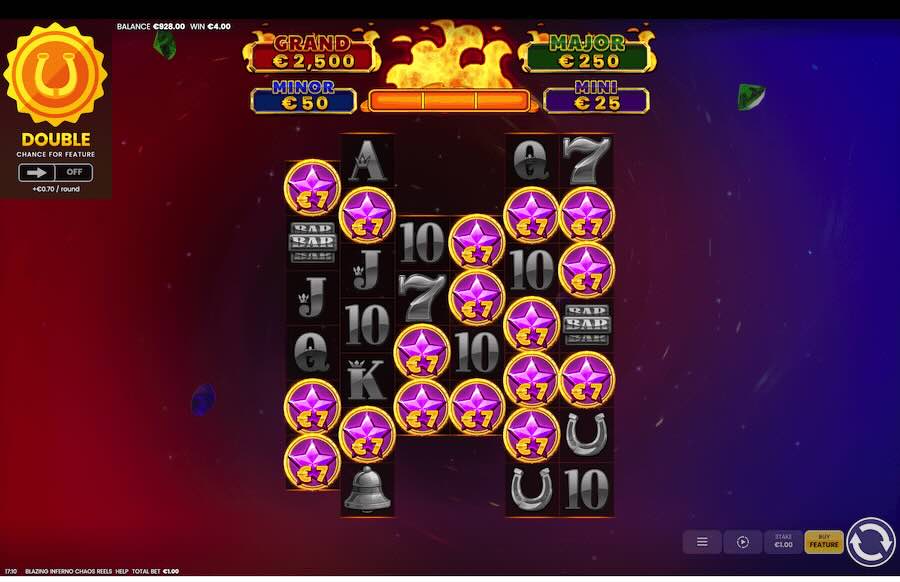 Blazing Inferno Chaos Reels Slot Bonus Round