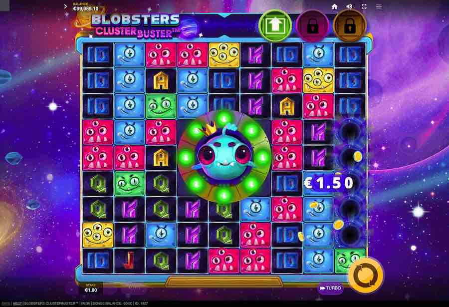 Blobsters Clusterbuster Slot Bonus Feature