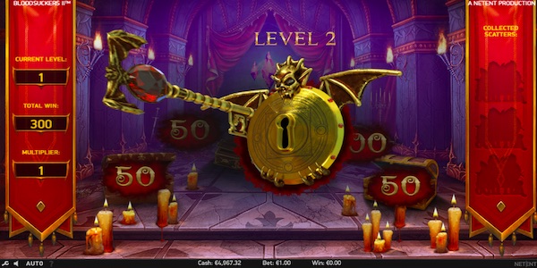 Unlock New Levels With Higher Rewards In The Hidden Treasure Bonus Game On Blood Suckers 2