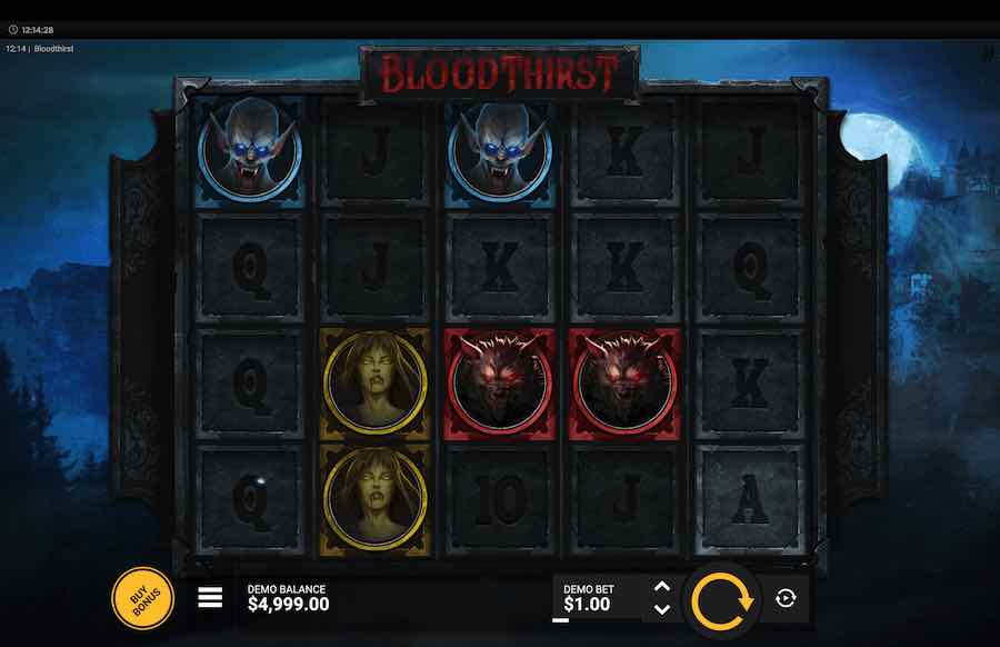 Bloodthirst Slot Base Game