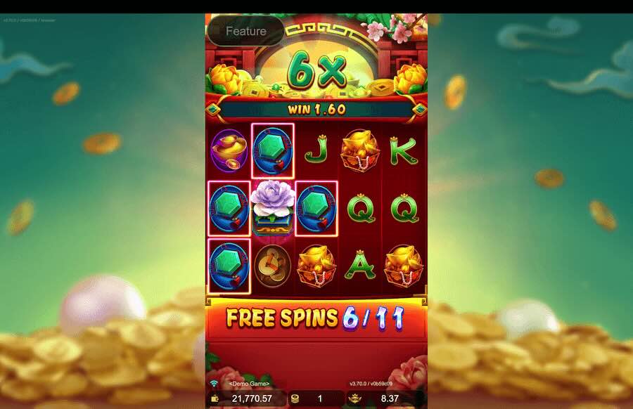 Blossom Free Spins Feature