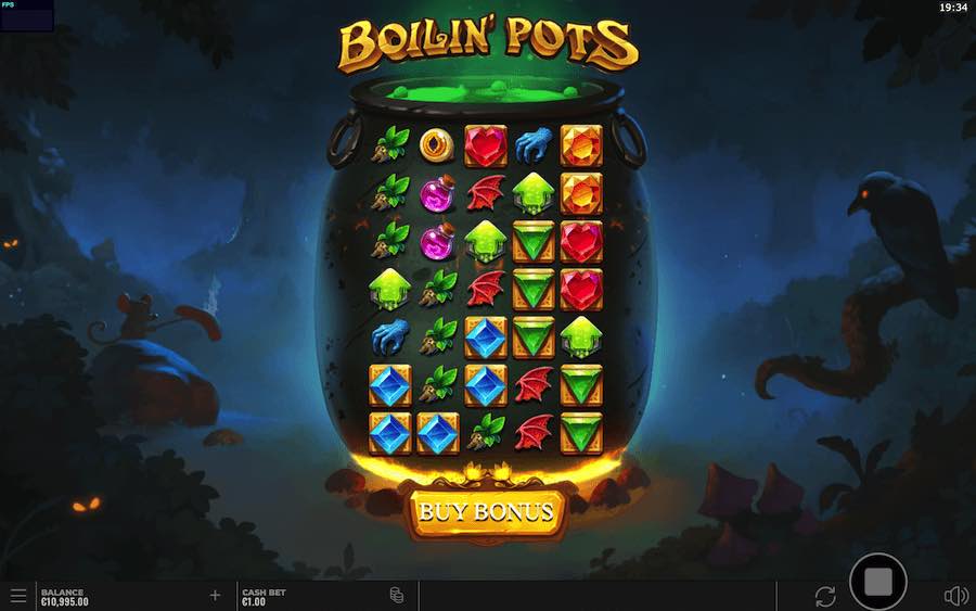 If You Land 3 Bonus Symbols In View During The Base Game Play On Boilin' Pots Then The Free Spins Feature Will Be Triggered