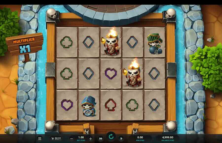 Bone Raiders Slot Base Game