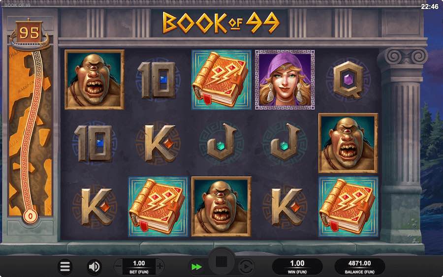 3 Or More Book Scatter Symbols In View Will Trigger The Free Spin Bonus On Book Of 99