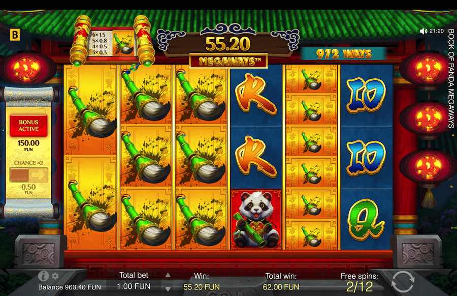 Book Of Panda Megaways Free Spins Feature