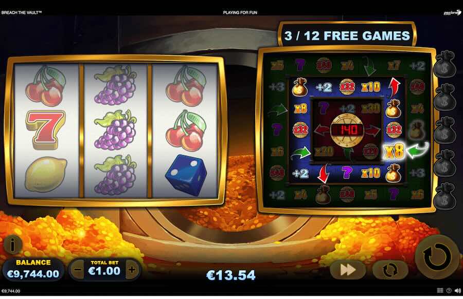 Breach The Vault Slot Free Spins Feature