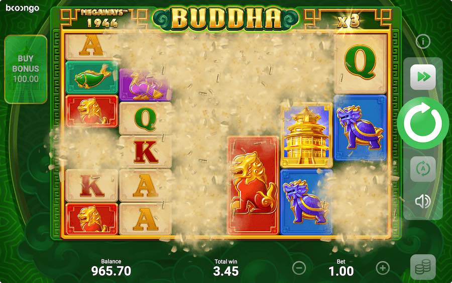 Playing With Cascading Reels, Win Multipliers, And Up To 117,649 Paylines In Buddha Megaways Slot