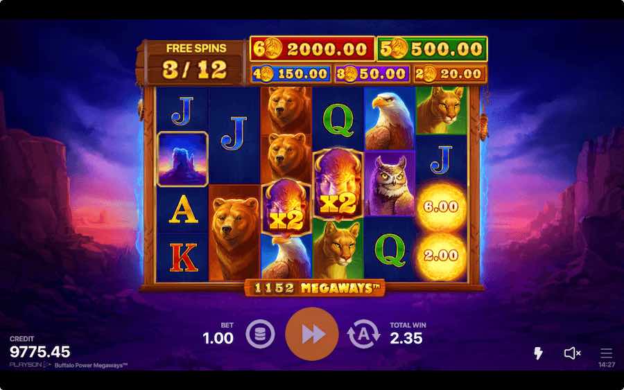 Trigger The Free Spin Feature On Buffalo Power Megaways And You The Wild Multiplier Symbols Will Be In Play