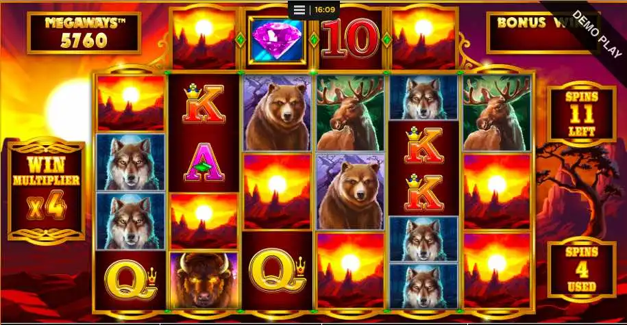 Buffalo Rising All Action Megaways Slot