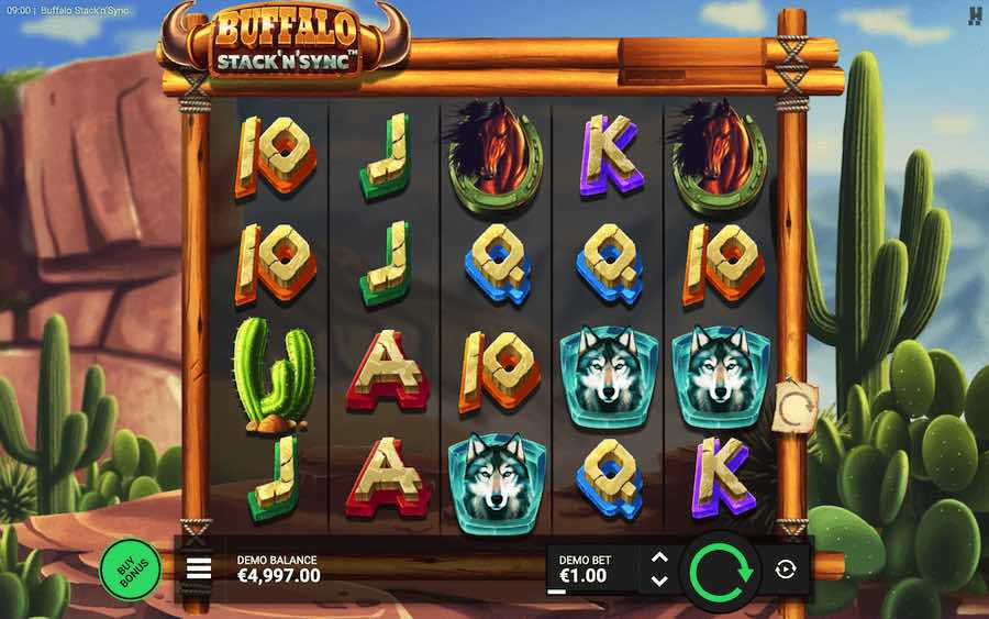 Hacksaw Gaming's Buffalo Stack 'n' Sync Online Slot Comes With 5 Reels, 10 Paylines, And A Maximum Win Of 10,000x Bet