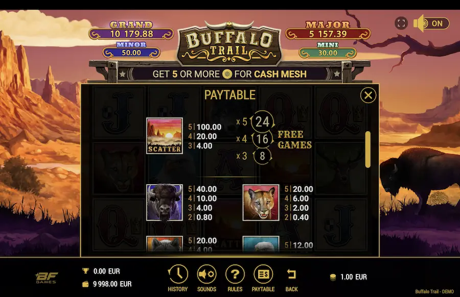 Buffalo Trail Slot