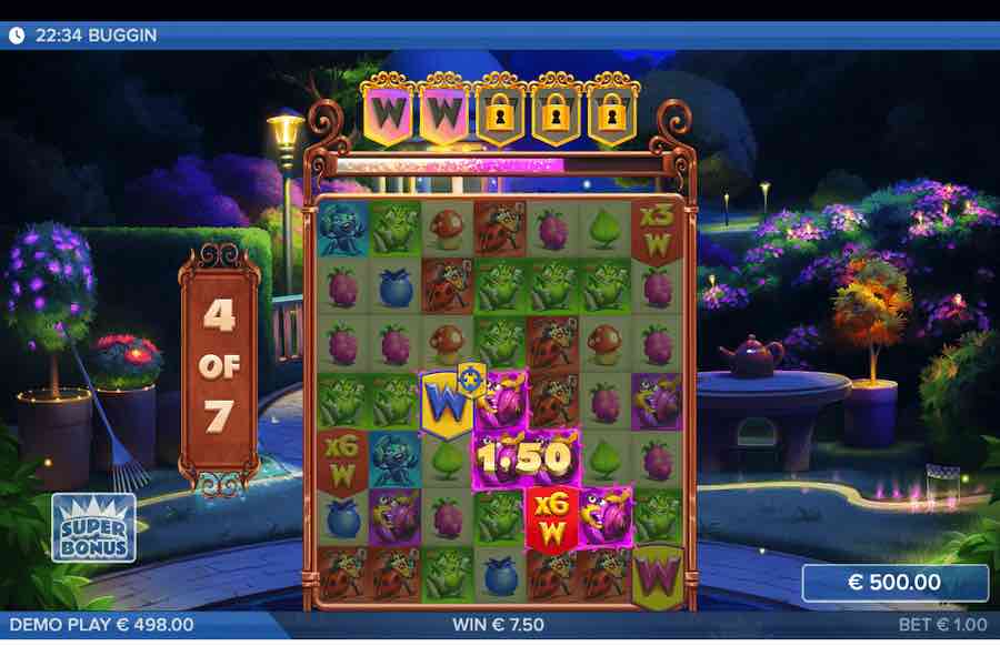 Buggin Wild Slot Free Spins Feature 