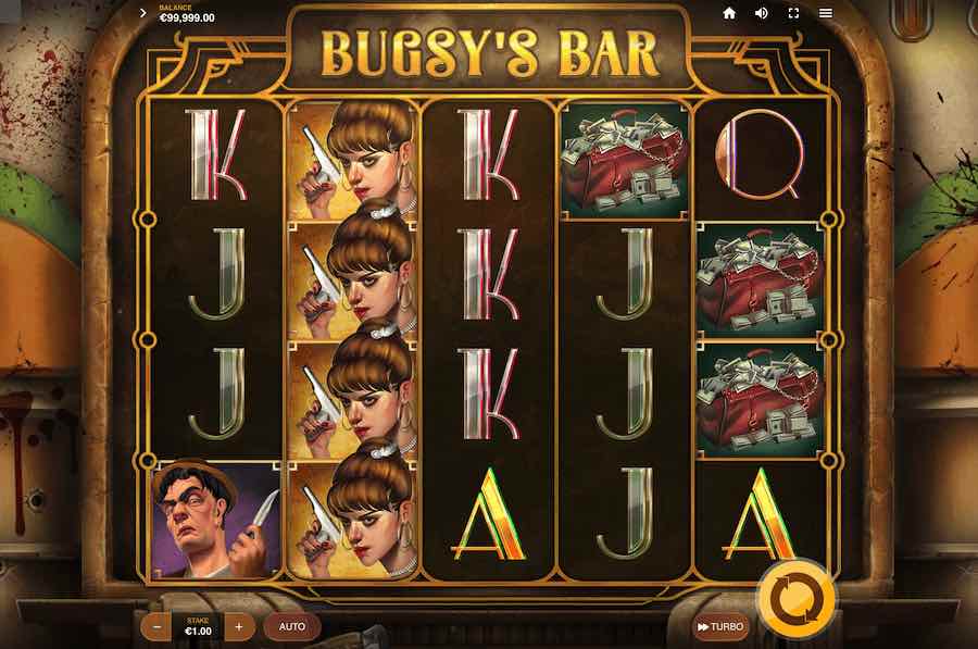 Bugsy's Bar Slot Base Game 