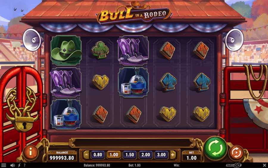 Play With 5 Reels, 20 Paylines, And Win Up To 2,000x Your Bet In Bull In A Rodeo Online Slot From Provider Play'n Go