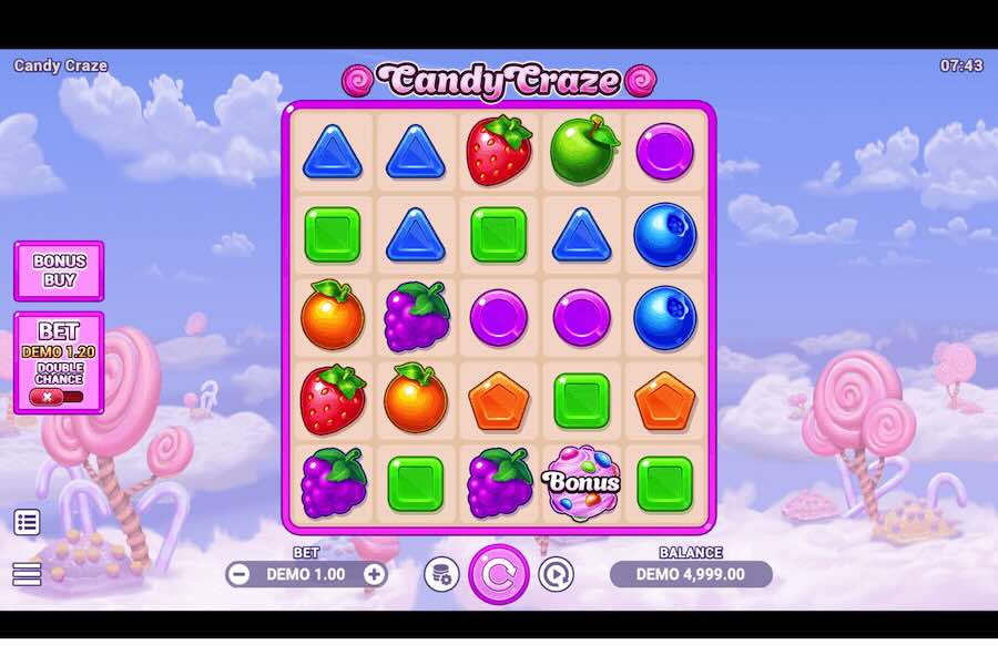 Candy Craze Slot Base Game