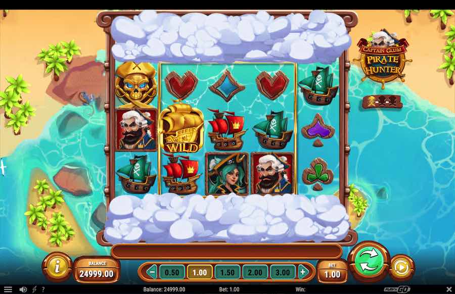 Captain Glum Pirate Hunter Slot Base Game