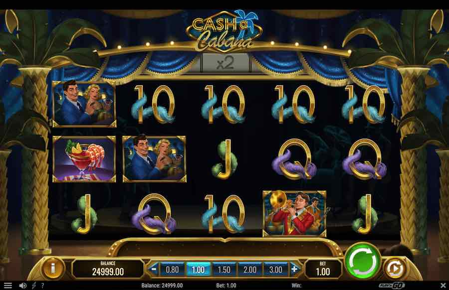 Cash A Cabana Slot Base Game