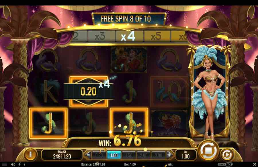 Cash A Cabana Slot Free Spins Feature