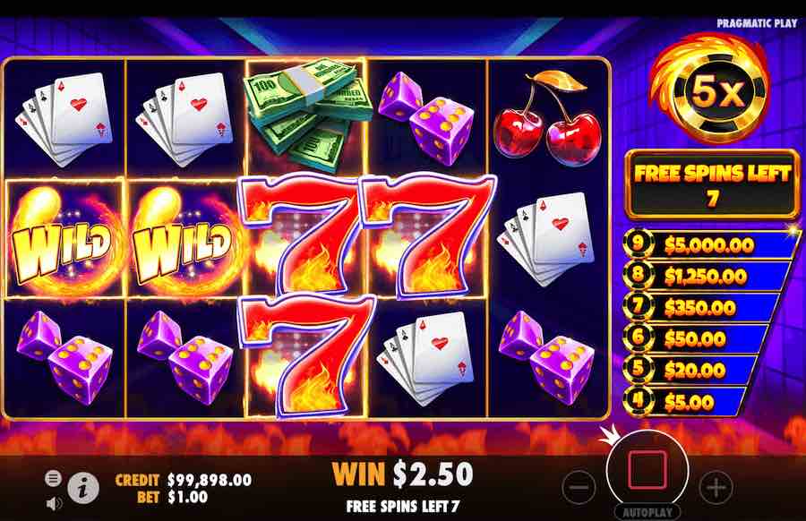 Cash Chips Free Spins Feature 