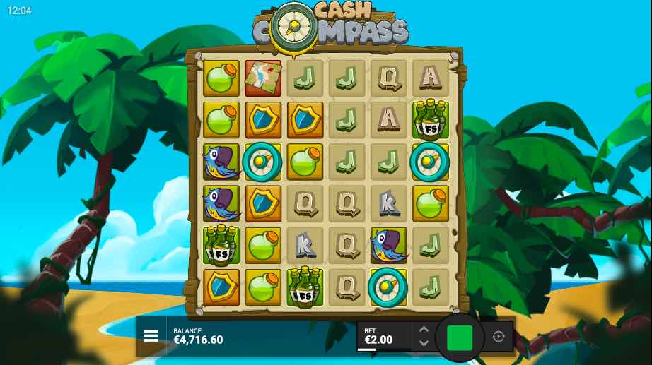 3 Scatter Symbols In View On Cash Compass Will Trigger The Free Spin Feature