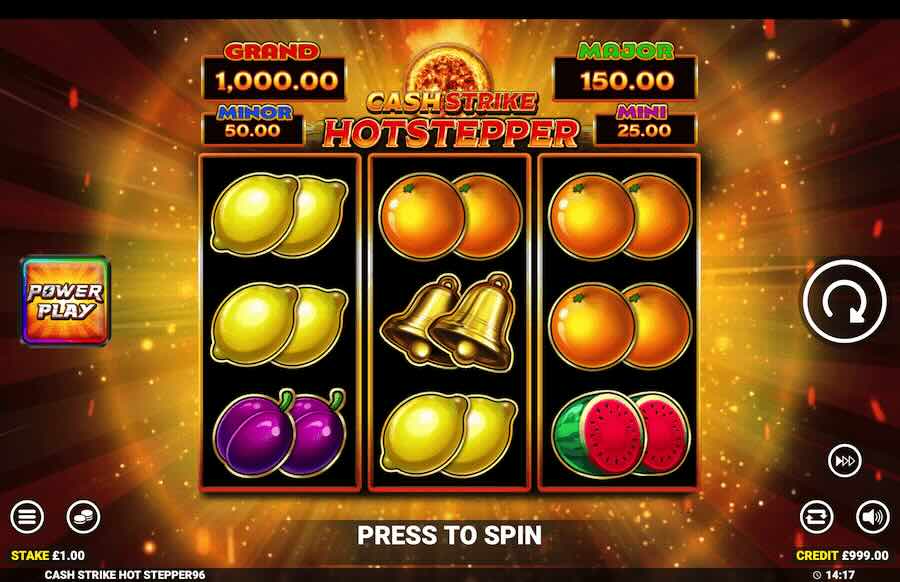 Cash Strike Hotstepper Slot Base Game