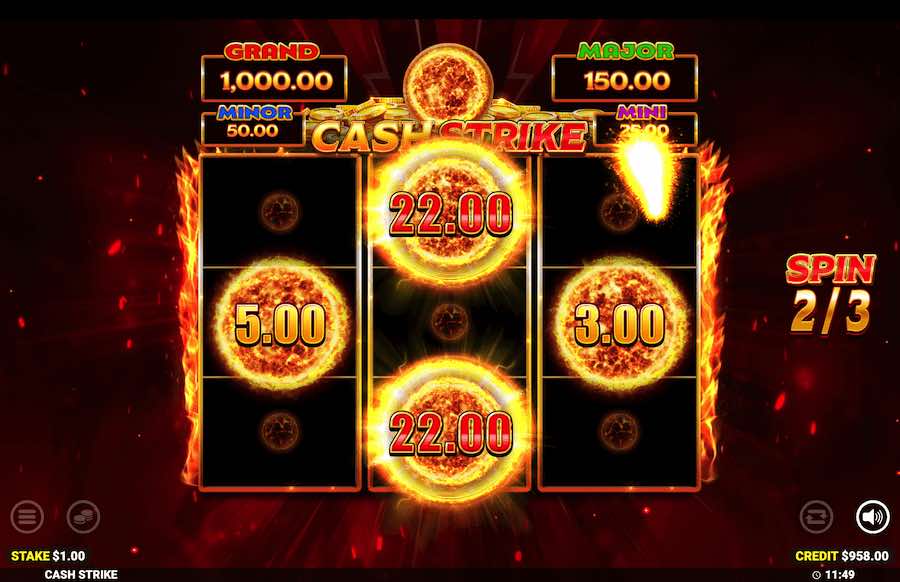 Cash Strike Slot Bonus Feature 