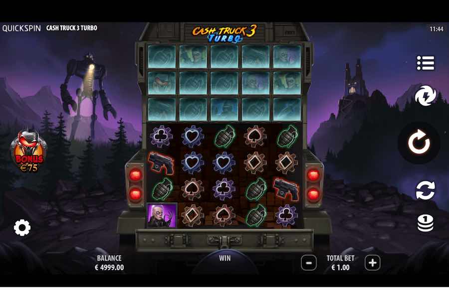 Cash Truck 3 Turbo Slot Base Game 