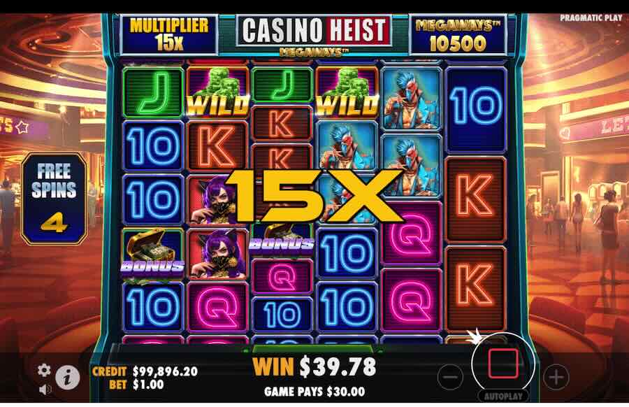 Casino Heist Megaways Slot Free Spins Feature