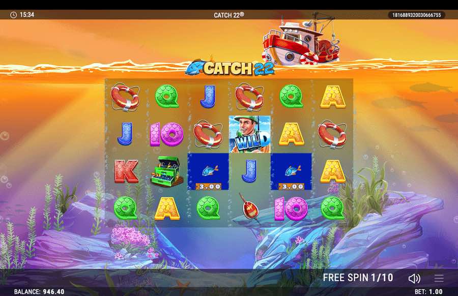 Catch 22 Free Spins Feature 