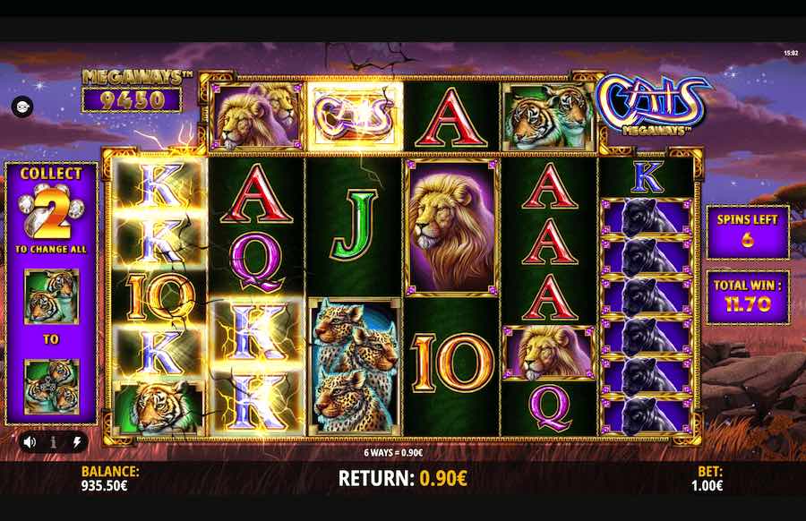 Cats Megaways Slot Free Spins Feature