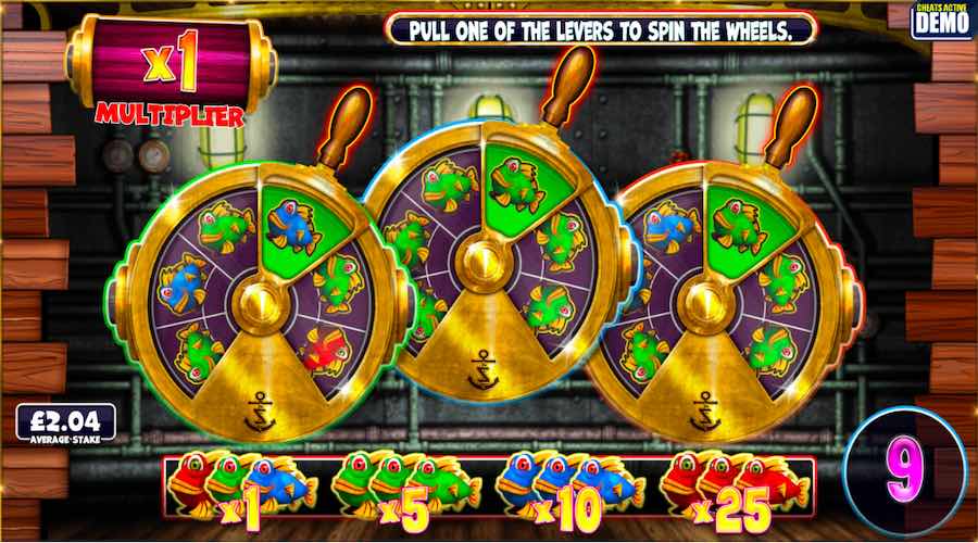 Trigger The Deep Sea Bonus On Captain Cashfall Megaways™ And Receive 10 Spins On The Wheels